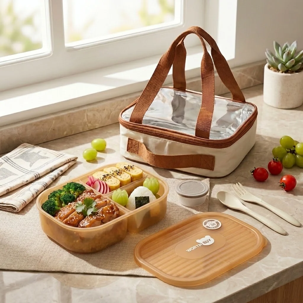 Divided Plastic Bento Box 3 Co - Meal Prep Or Prep Meal ulasan dan harga