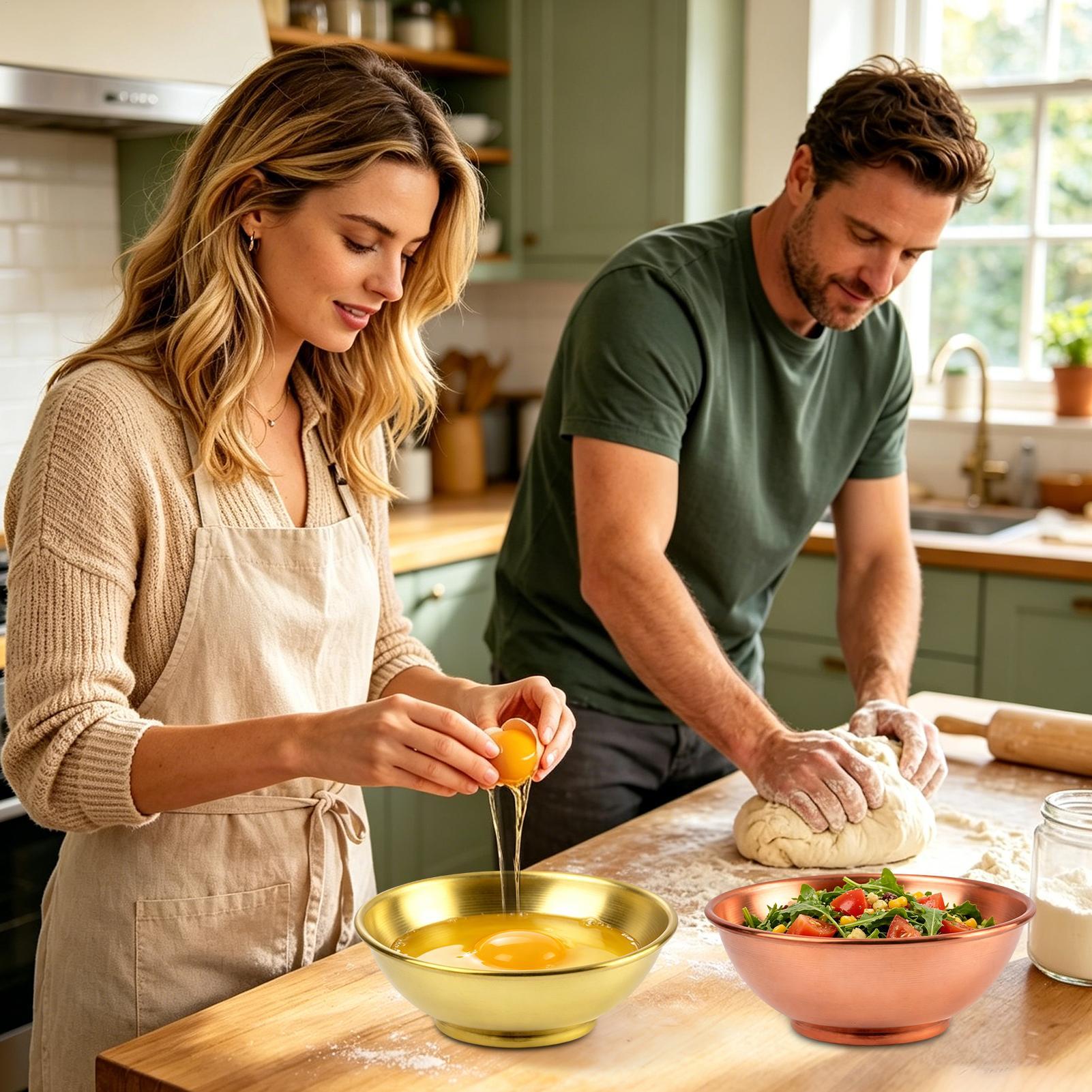 Copper Bowl Large Storage Cont - Meal Prep Bowl ulasan dan harga