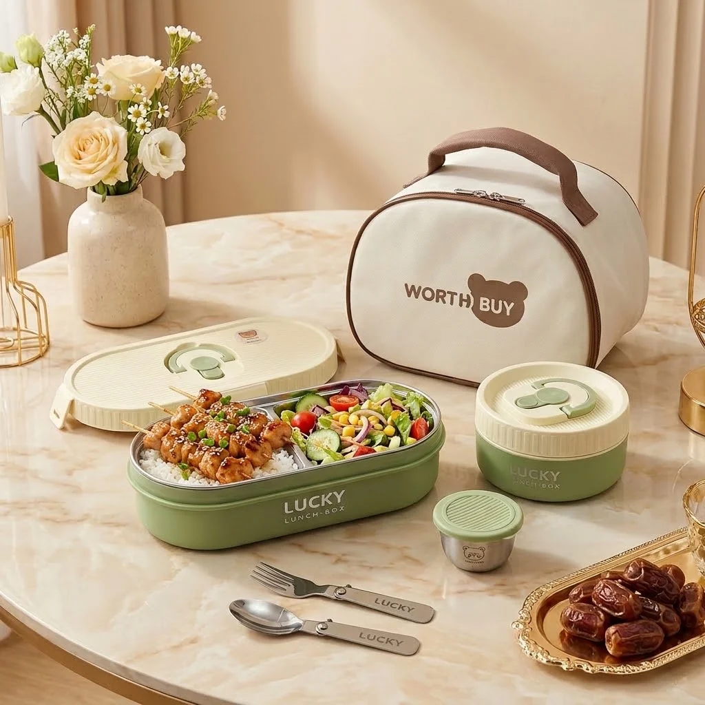 304 Stainless Steel Bento Lunc - Meal Prep Or Prep Meal ulasan dan harga