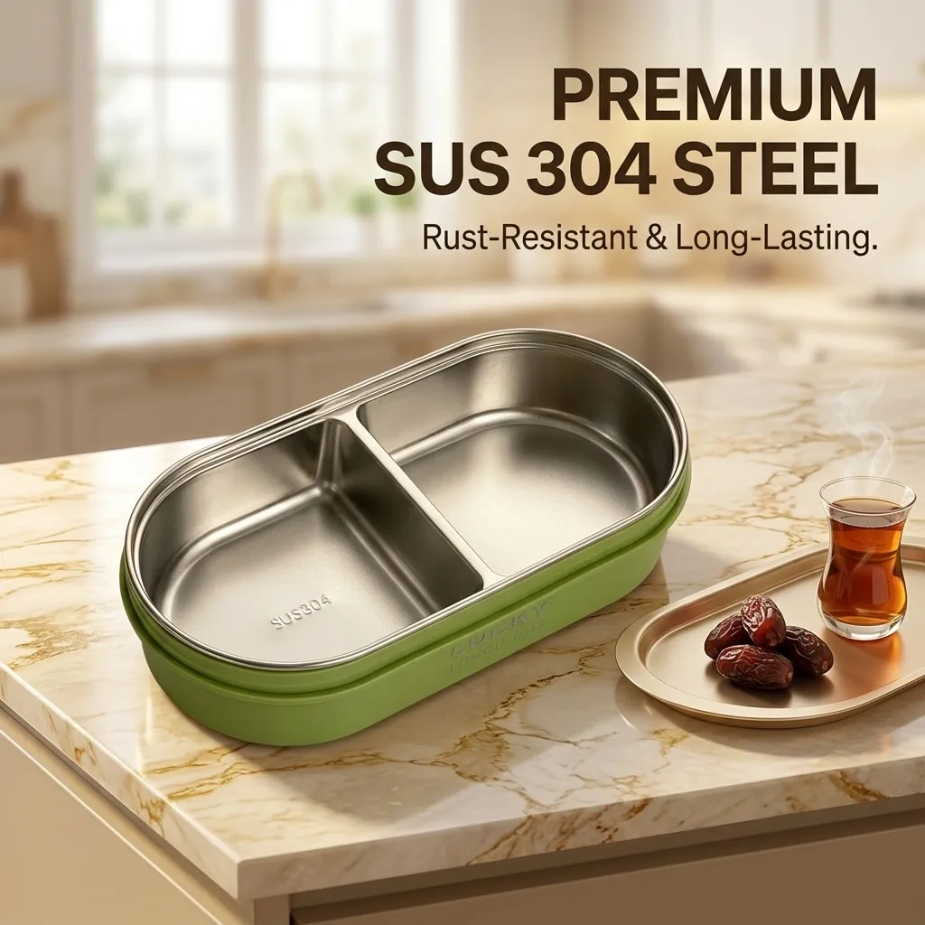 304 Stainless Steel Bento Lunc - Meal Prep Or Prep Meal ulasan dan harga
