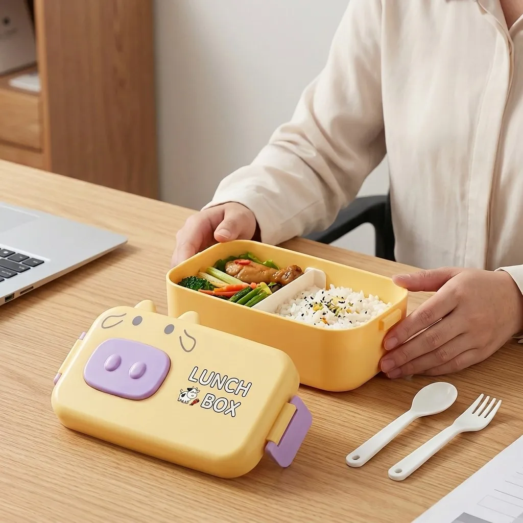 Animal Bento Box Plastic Lunch - Meal Prep Or Prep Meal ulasan dan harga